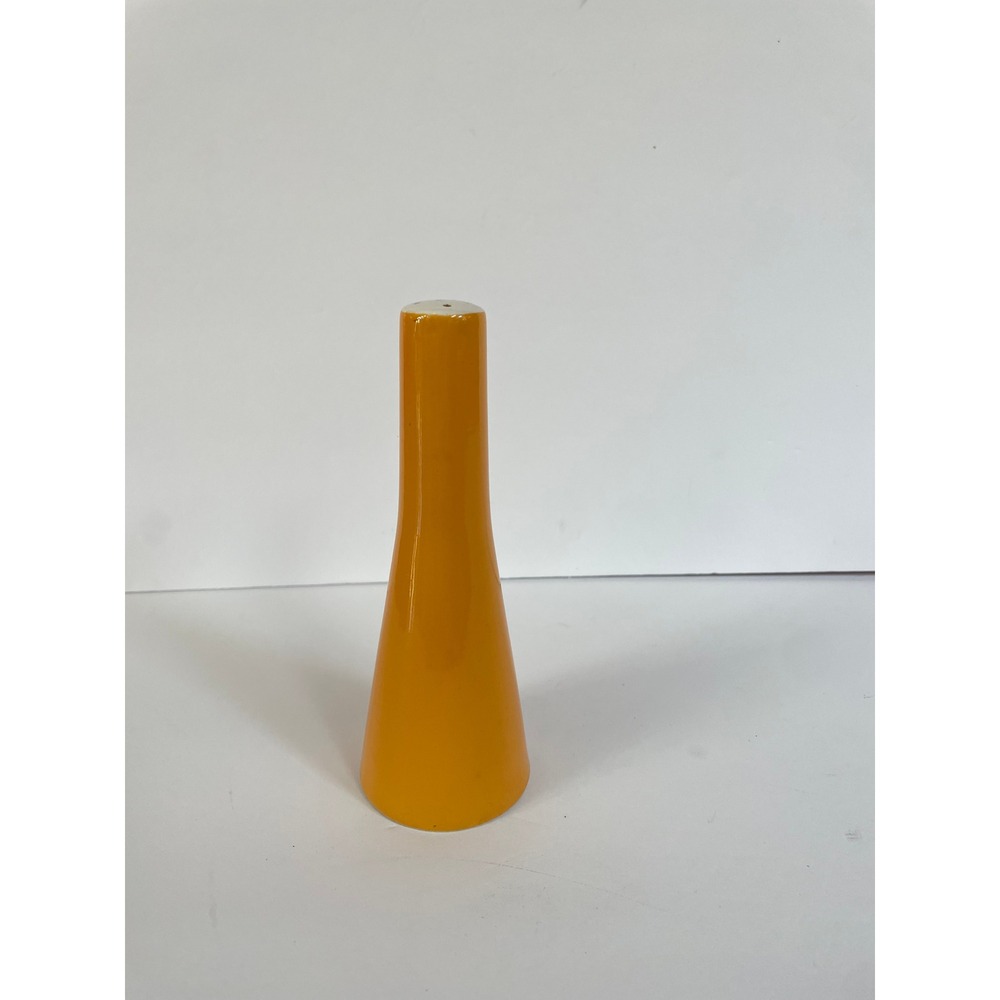 Vintage Primastone Butter Scotch Ironstone Salt Pepper Shaker Yellow MCM‎
